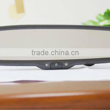 latest 4.3" car rearview mirror with visual radar detector display