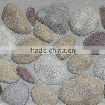 Imitation river stone,pebble stone, decorative stone for wall,3D foam insulated wall panel