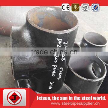 10" Straight Large Carbon Steel Reduce Tee photo-5