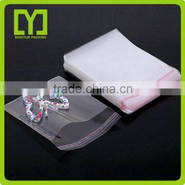 Yiwu clear printed opp cpp plastic bag packing with header