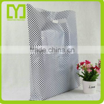 promotional with company logo printed die cut bag shopping plastic bag