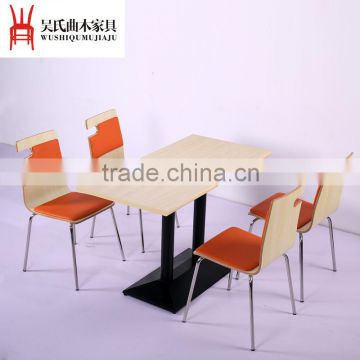 Color comfortable dining table