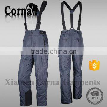 Alibaba china supplier classic comfortable suspender trousers active ski pants