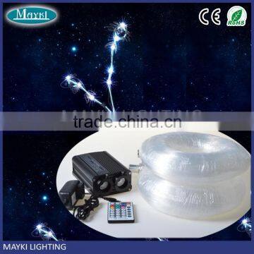 LED fiber light star kit(300pcs*0.75mm.160pcs*1.0mm.16pcs*1.5mm)optical fiber.32W fiber light engine