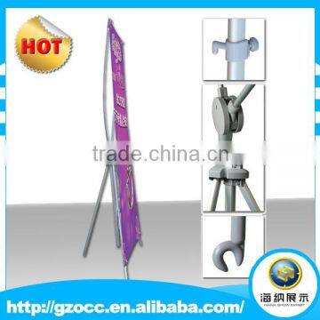 x shape banner stand Outdoor x banner stand with water base