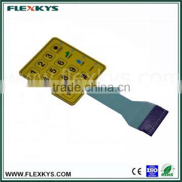 Waterproof led membrane keypad switch