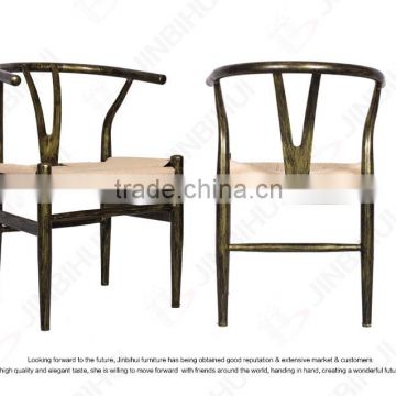 Cross back Ratten Bistro chair