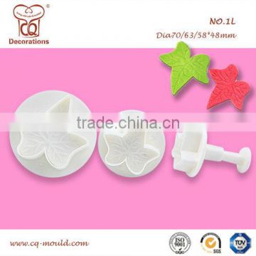 Fondant Maple Leaf Plunger Cutter 3pcs each set