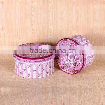 Custom Print Round Hat Flower Packaging Box Wholesale photo-3