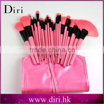 32 PCS Makeup Brush Set With Pouch Cheap Price Brush Sets Pink Handle 32pieces Brushes photo-6