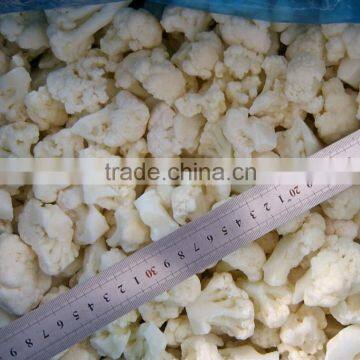 Good quality frozen IQFwhite cauliflower