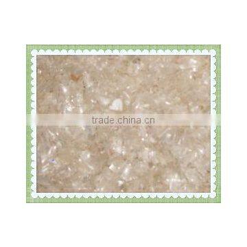 Pet bottle recycled and washed chips (hot washed)