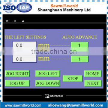 Chinese Double Circular Blade Wood Processing Mill Angle Sawmill Machine photo-6