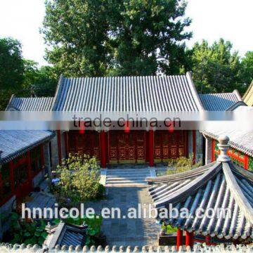 Asian style house roof model unglazed roof tiles