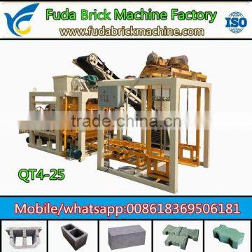 Medium Size QT4-18 Full Automatic Concrete Paver Brique Machine Sand Color Paver Bloc Machine photo-4