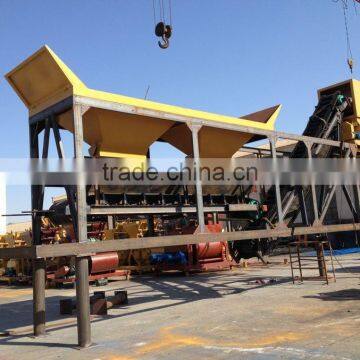 NEW YHZS25 mobile concrete batching mixing plant