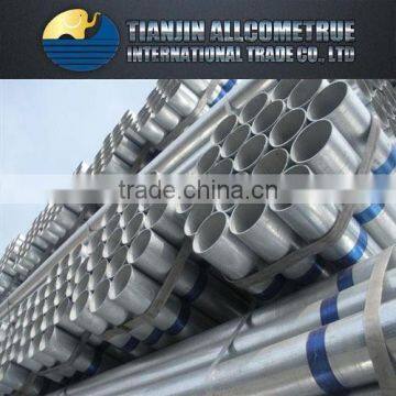 BS1387 EN10255 ASTM A53 B Hot Dipped Galvanized Steel Pipe, GI Pipes, Threaded With Socket, Grooved photo-3