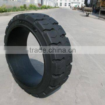 The Lowest Price Best Quality Solid Rubber Tires Press on Solid Tire for Trailers 21x7x15 photo-4