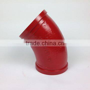 Abrasive Resistance Pipe Bend 45 Degree Elbow Concrete Pump Elbow photo-6
