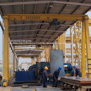 6T single girder gantry crane with factory price