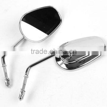 Black Teardrop Rearview Mirrors For Touring Fatboy XL 883 XR 1200 Dyna photo-2