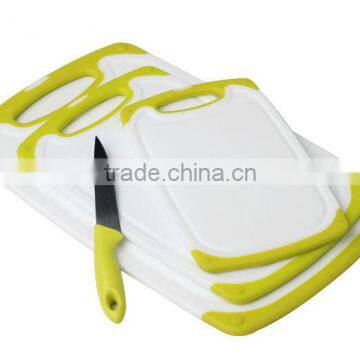 3 in 1 Set Antibacterial Non-slip Plastic Chopping Block photo-3