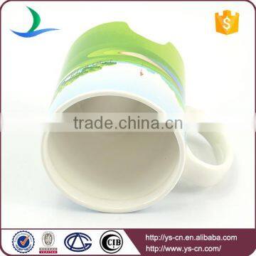 Round 11oz Straight Ceramic Dolomite Decal Mug With Special Shape photo-5