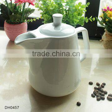 Factory direct wholesale biscuit case porcelain coffee pot with lid