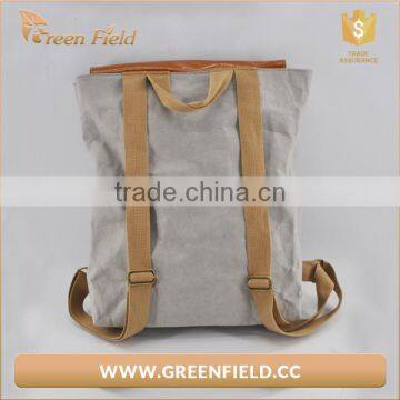 Washable Kraft Paper Shoulder Bag, Washable Kraft Paper Backpack photo-4