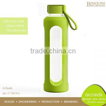 Made-By-Hand Glass Water Bottle photo-2