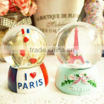 Custom resin clear mini snow globes wholesale