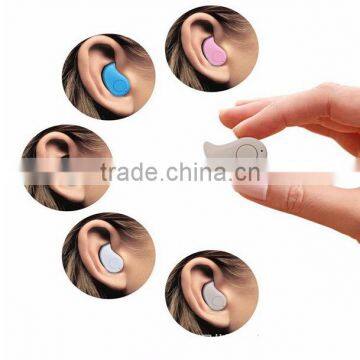 2016 New Products High Quality IN-Ear Hidden MINI Wireless Bluetooth 4.0 Stereo Earphone Headphone S530