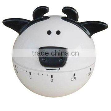 Plastic bull shape countdown timer/cattle mechanical timer