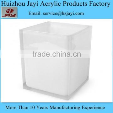 Acrylic shelf storage container house and storage can