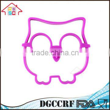 Silicone Owl Shaped Silicone Egg Ring, Eco-friendly Silicone Egg Cooking Mold photo-3