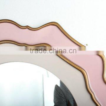 Float Shape Pink Decorative Wall Mirror MH-2282-03 photo-4