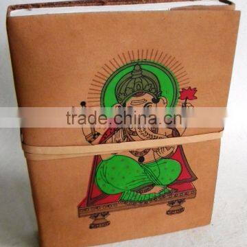 Leather cover handmade diary journal notebook