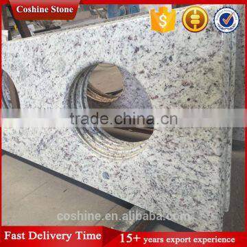 Double Sink Kitchen Countertop 96"X26",St Cecilia Light Granite photo-2