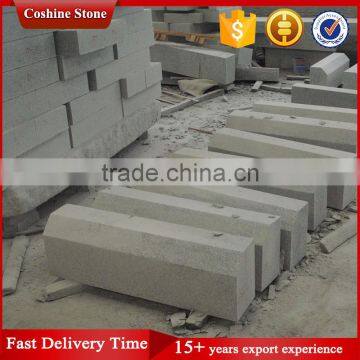 Standard Size Flamed Grey Granite Road Kerbstone With Bevel photo-2