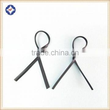 Black PE or PVC Plastic Coated Twist Tie Wire With Single Metal for Wire Cable photo-4