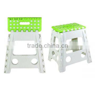 The colour of the stool is assorted folding step stool