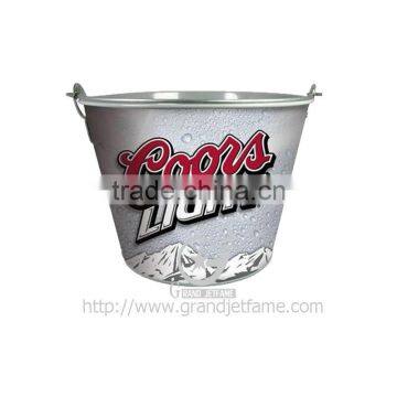 Coolers & Holders Galvanized Ice Bucket Metal Type Beer Galvanized Ice Bucket photo-5
