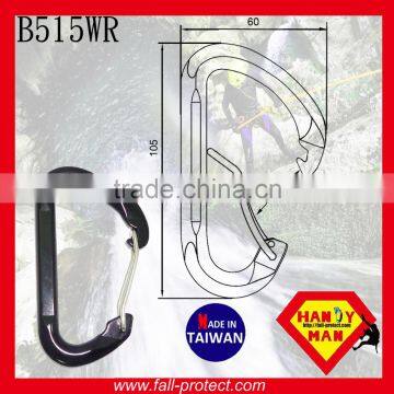 23KN Bent Gate Mountain Rock Climbing Aluminum Carabiner With Hook photo-4