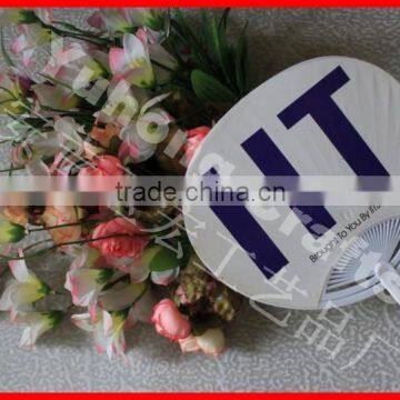 High Quality Plastic Paper Hand Fan for Advertising photo-3
