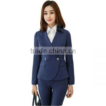 Corporate Workwear The Office Staff Uniform Women Fashion Blazer Dresses photo-5