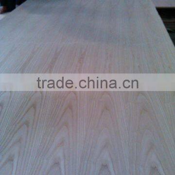 low price ash MDF veneered EV white ash