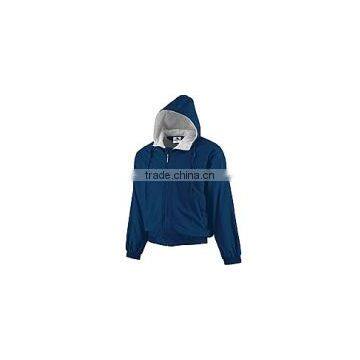 Adult hooded fleece lined jacket