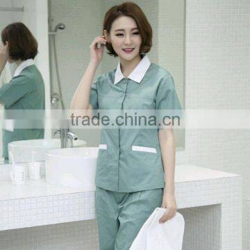 simple stylish scrubwoman uniform