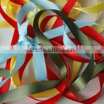 China Direct Factory Custom Colorful Polyester Ribbon Satin Woven Ribbon for Gift Bag photo-5