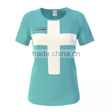 Custom sublimation dri fit running shirt